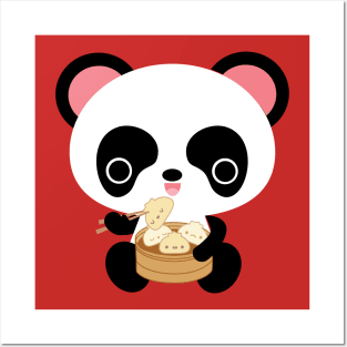 Panda and Dumplings Posters and Art